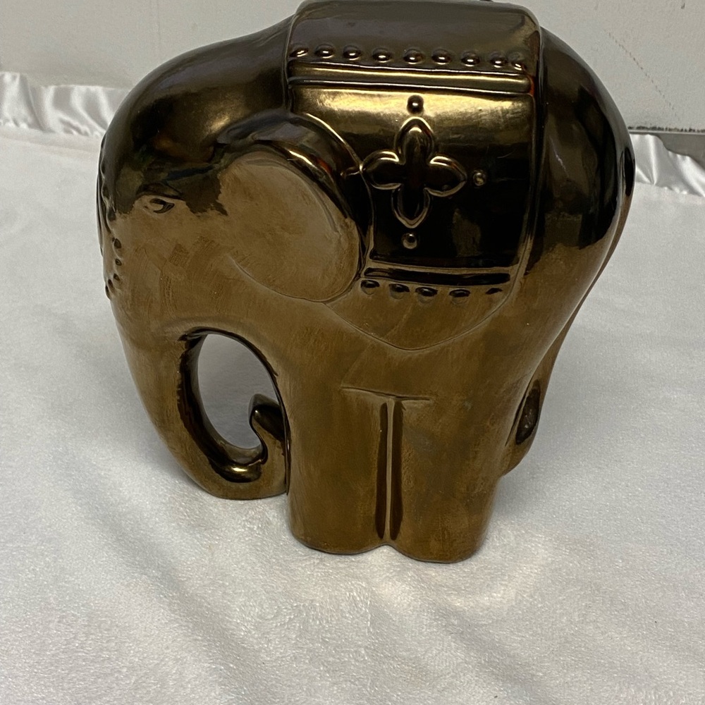 HOME COLLECTIONS SWEET 9" CERAMIC ELEPHANT HOME DECOR SHELF DECORATION